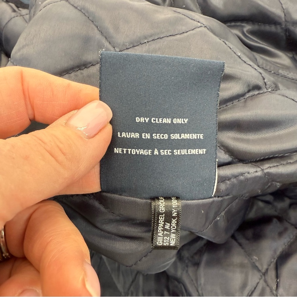 Tommy Hilfiger Wool Blend Pea Coat 2XL Blue - Picture 12 of 16